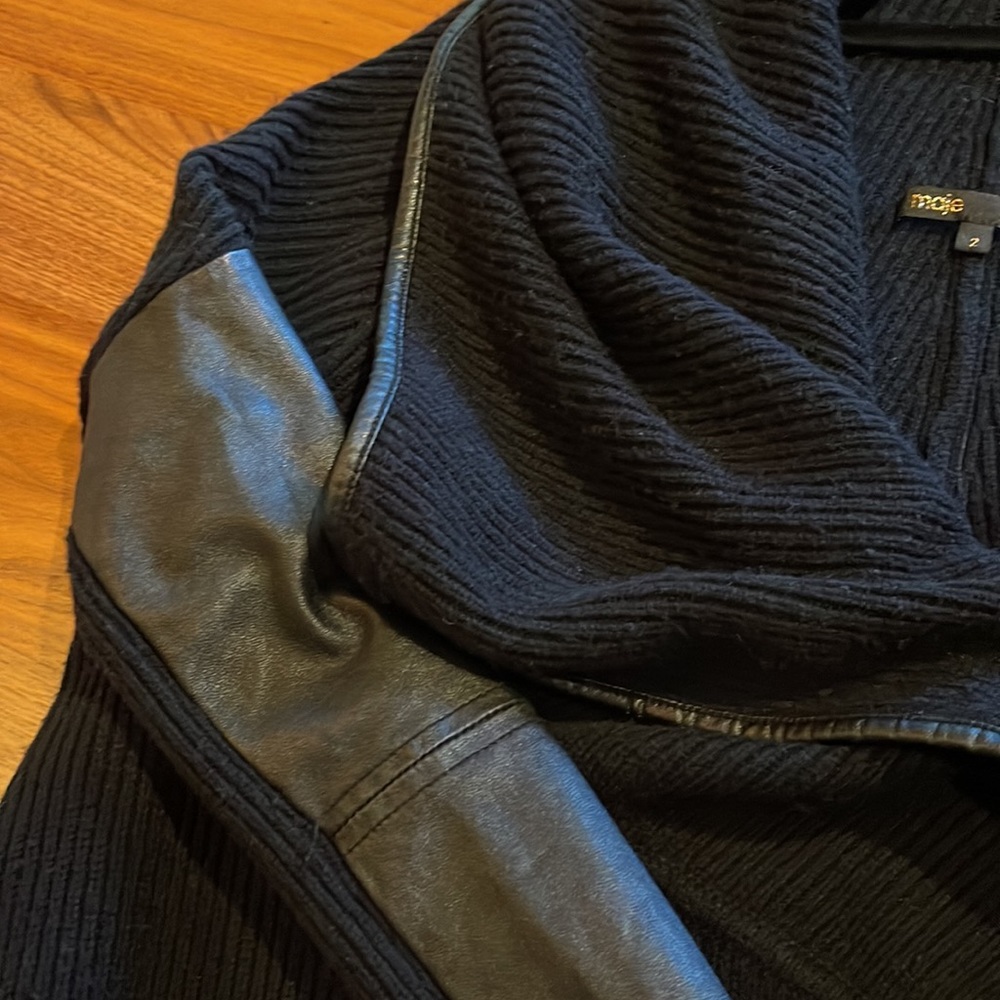 Maje Open Front Oversize Sweater - image 6